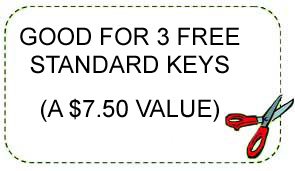 free locksmith keys